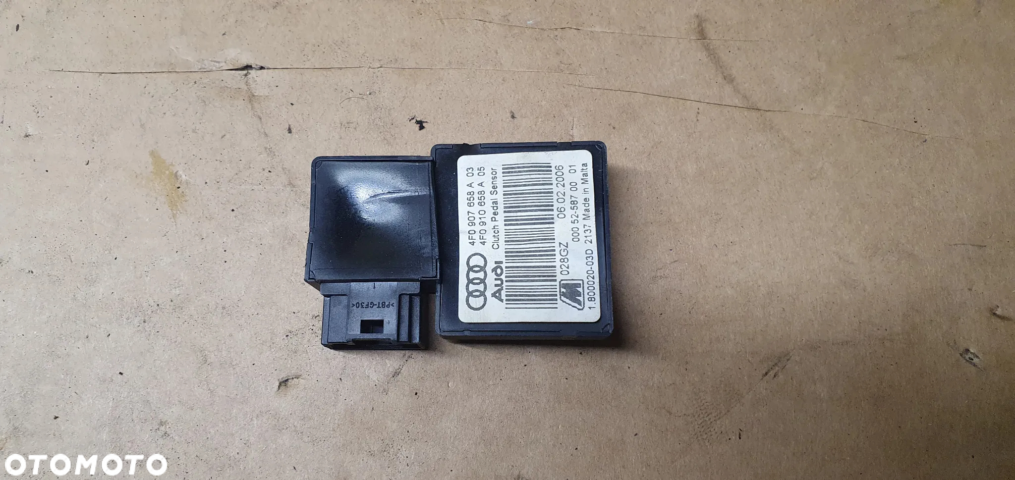 Moduł czujnik sensor pedałów Audi A6 C6 4F0907658A 4F0910658A - 2