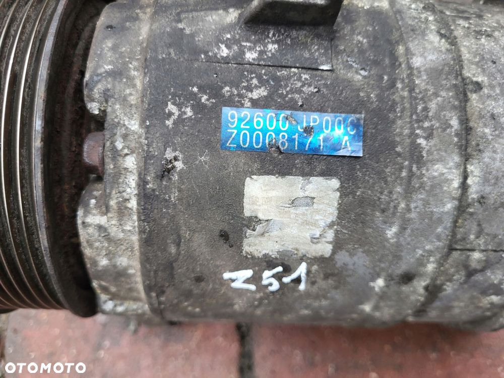 sprezarka klimatyzacji nissan murano z51 3.5 v6 92600 jp00c - 2