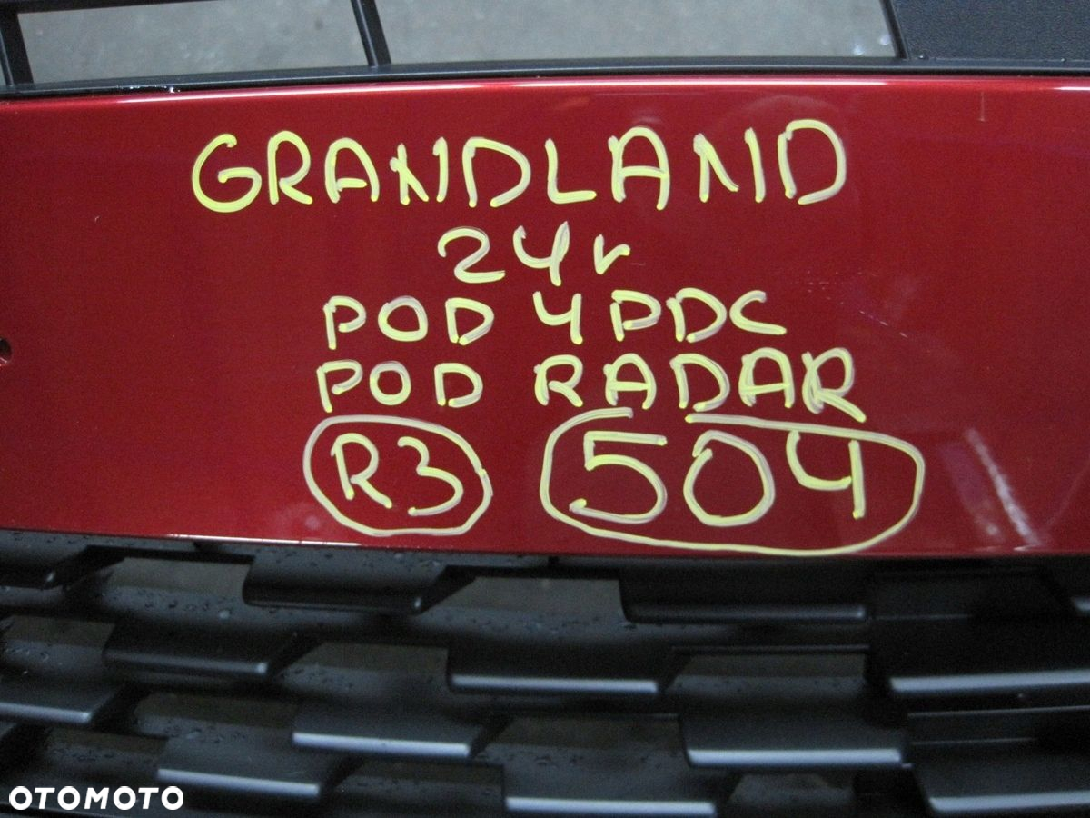 ZDERZAK OPEL GRANDLAND X POD 4 PDC POD RADAR PRZEDNI - 11