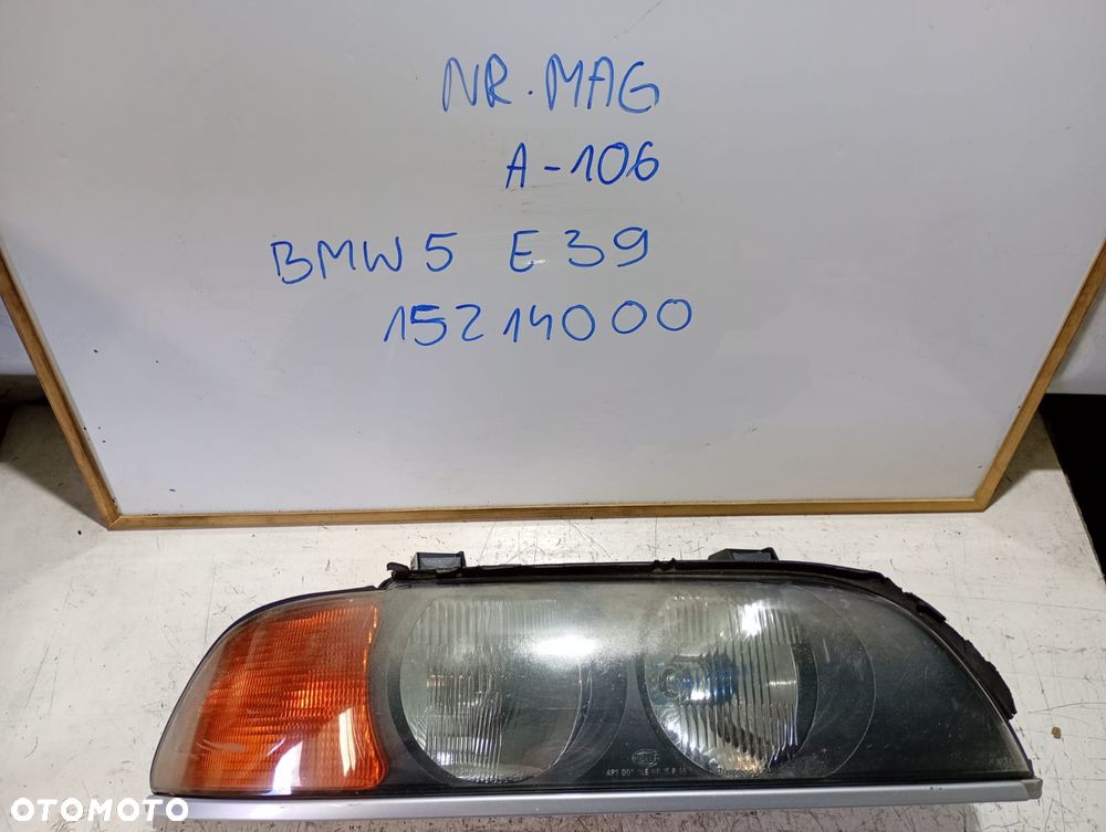 LAMPA PRAWA PRZÓD BMW 5 E39 15214000 - 2