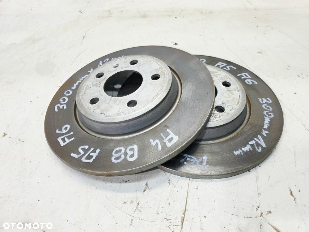 TARCZA TARCZE HAMULCOWE TYŁ AUDI A4 B8 A5 8T A6 C7 300 MM x 12 MM DELPHI - 2