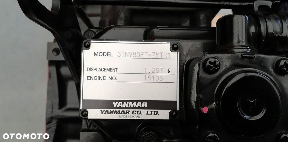 SILNIK YANMAR 3TNV80FT 18.4 kW / 2600 rpm 1.267cc 14500 zł netto - 8