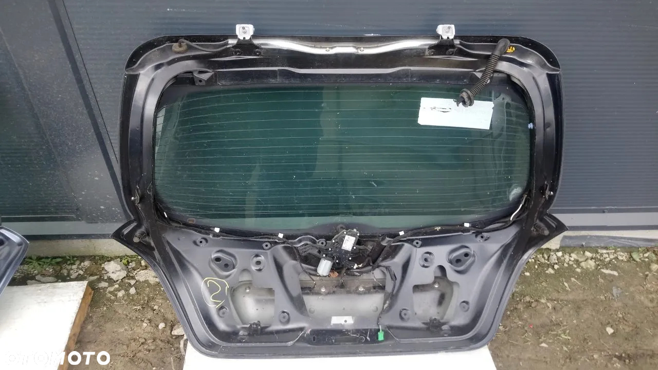 KLAPA SZYBA  PEUGEOT 207 HATCHBACK SZARA, CZARNA HB - 9