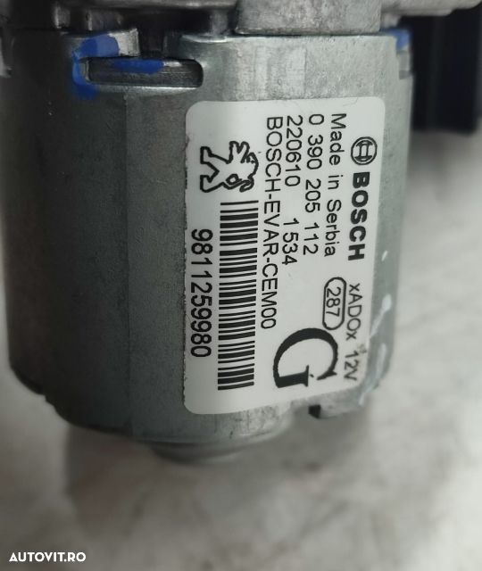 Motoras stergator luneta 9811259980 Citroen C3 3  [din 2016 pana  2020] seria - 3