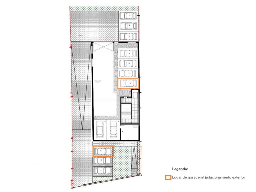 Apartamento T2 - Condomínio Privado Carreira Longa em Vila Real - Grande imagem: 4/8