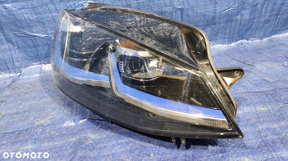 REFLEKTOR LAMPA PRAWY PRZÓD FULL LED KOMPLETNY PRZETWORNICA MODUŁ EUROPA VW GOLF VII 7 LIFT GTE E-GOLF - 5