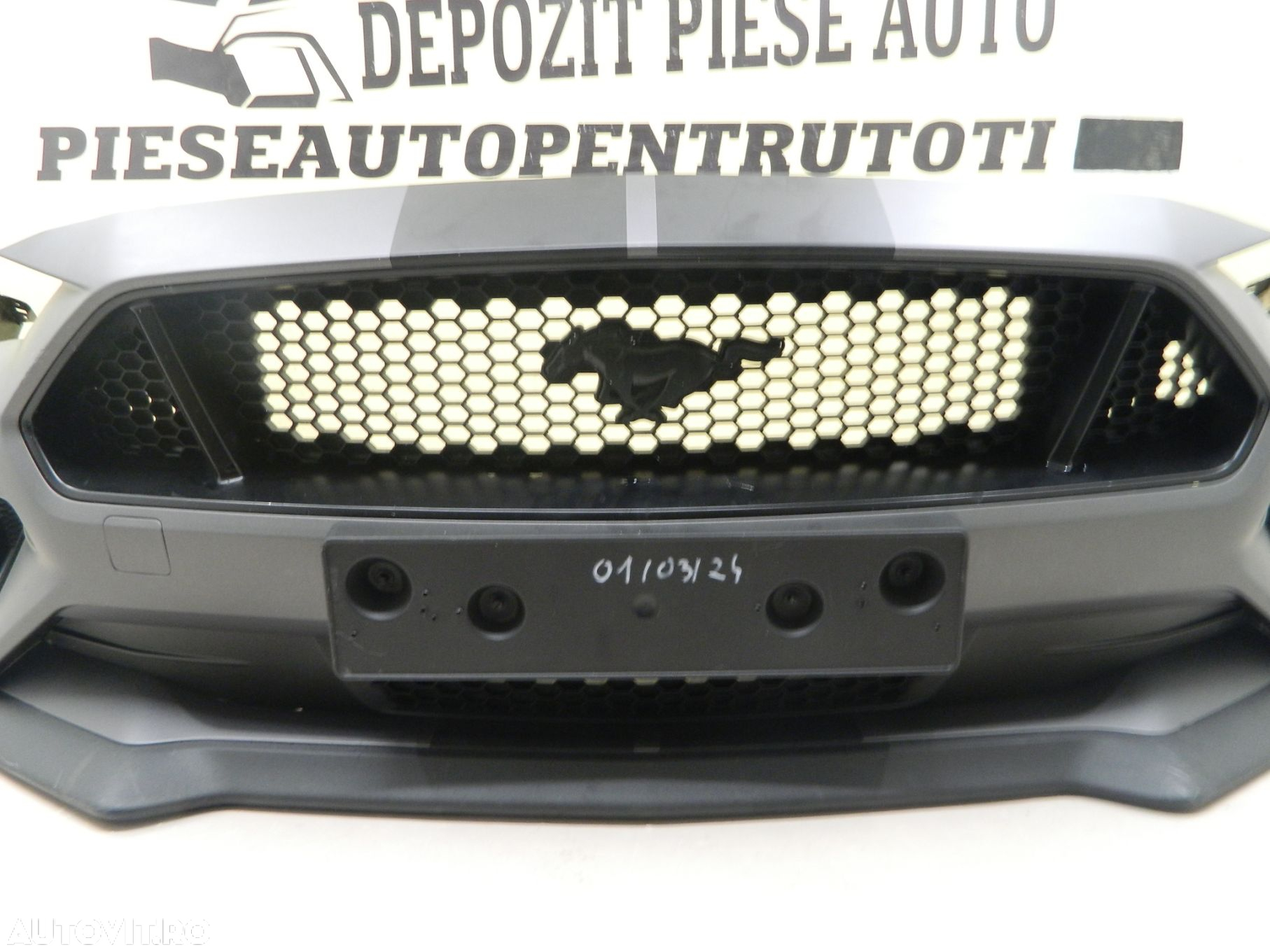 Bara fata Ford Mustang GT facelift, 2018, 2019, 2020, 2021, 2022, 2023, 2024, cod origine JR3B-17831-BDW. - 6