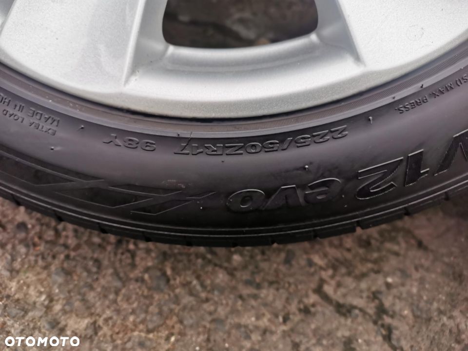 Felgi Aluminiowe 17' BORBET 46787 CN 5X120 ET 35 OPONY HANKOOK VENTUS V12 EVO 225/50ZR17 - 11