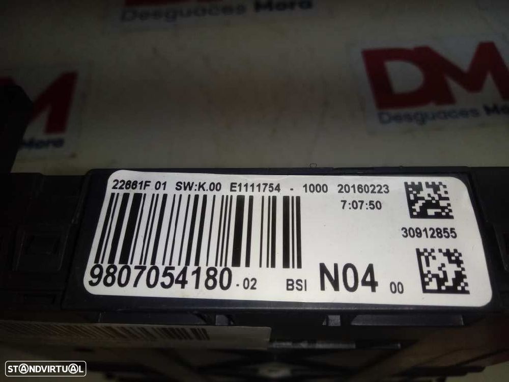 CAIXA RELÉS / FUSÍVEIS PEUGEOT 308 II 2015 -9807054180 - 5