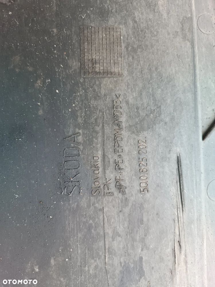 OSŁONA PODWOZIA 5Q0825202M GOLF SPORTSVAN SKODA OCTAVIA III 3  PRAWA ORYGINAŁ - 3