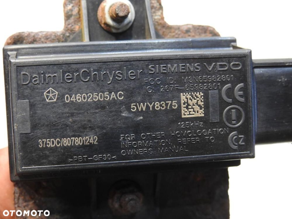 CZUJNIK CIŚNIENIA OPON CHRYSLER 300C 04602505AC - 6