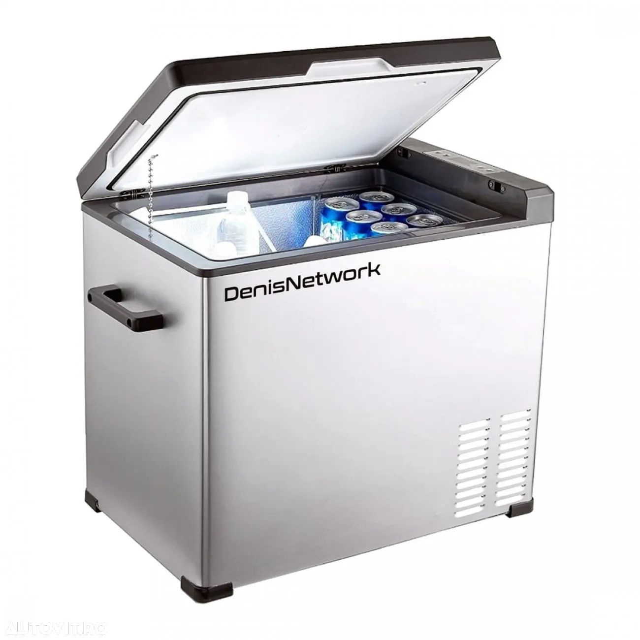 Frigider 50l auto rulotă, camion, dube 3,5t, 12-24V, rezistent la vibrații, congelare -20°C - 1