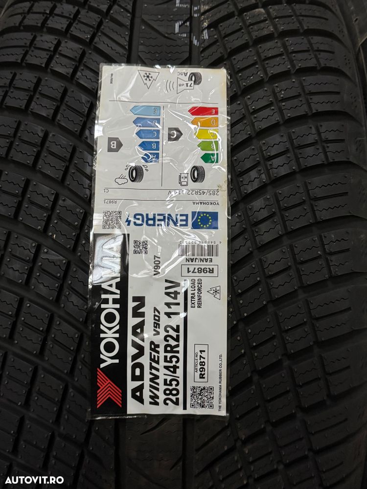 Vând 4 anvelope 285/45/22 Yokohama de iarnă noi - 2