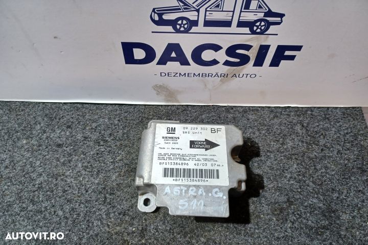Calculator airbag 09229302 330518650 Opel Astra G [1998 - 2009] wagon - 1