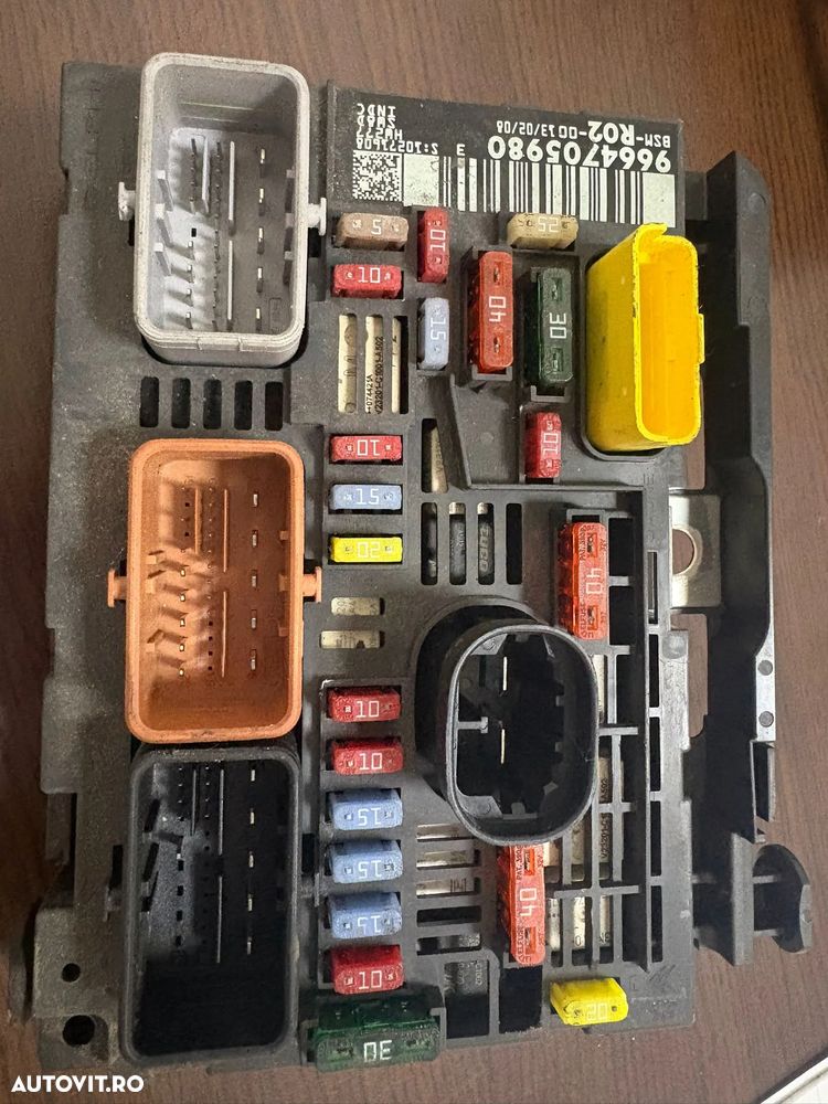Citroen C5 Modul siguranțe 9664705980 - 2