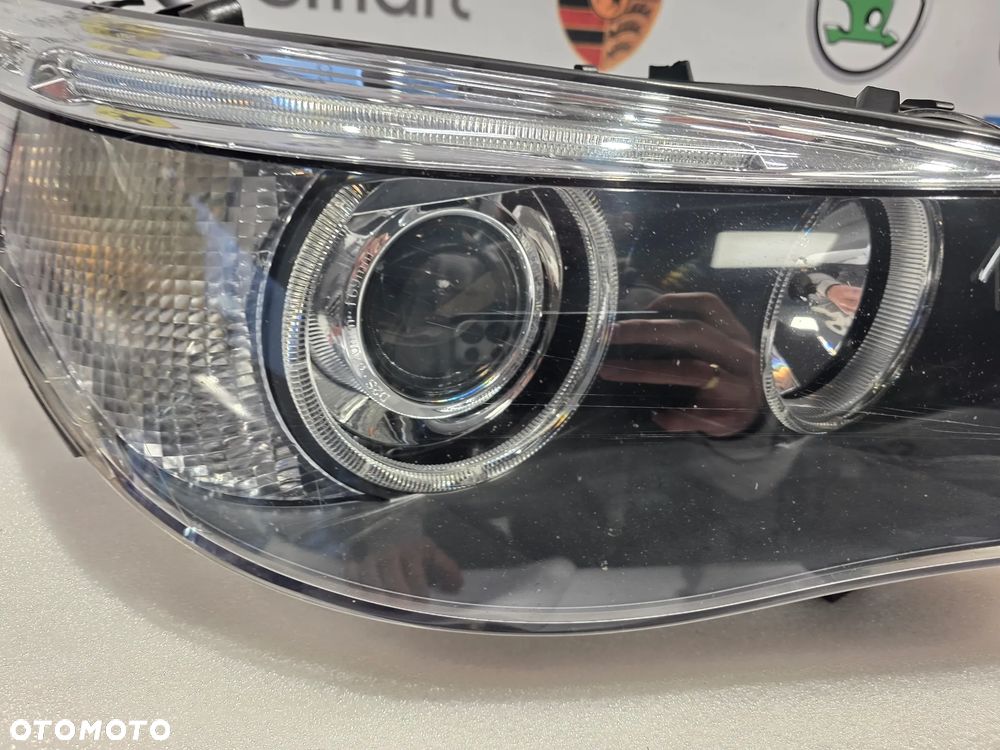 BMW E60 / E61 03-07 XENON SKRĘTNY DYNAMIC PRAWY PRAWA LAMPA PRZEDNIA PRZÓD , NR AUKCJI LPP192 - 4