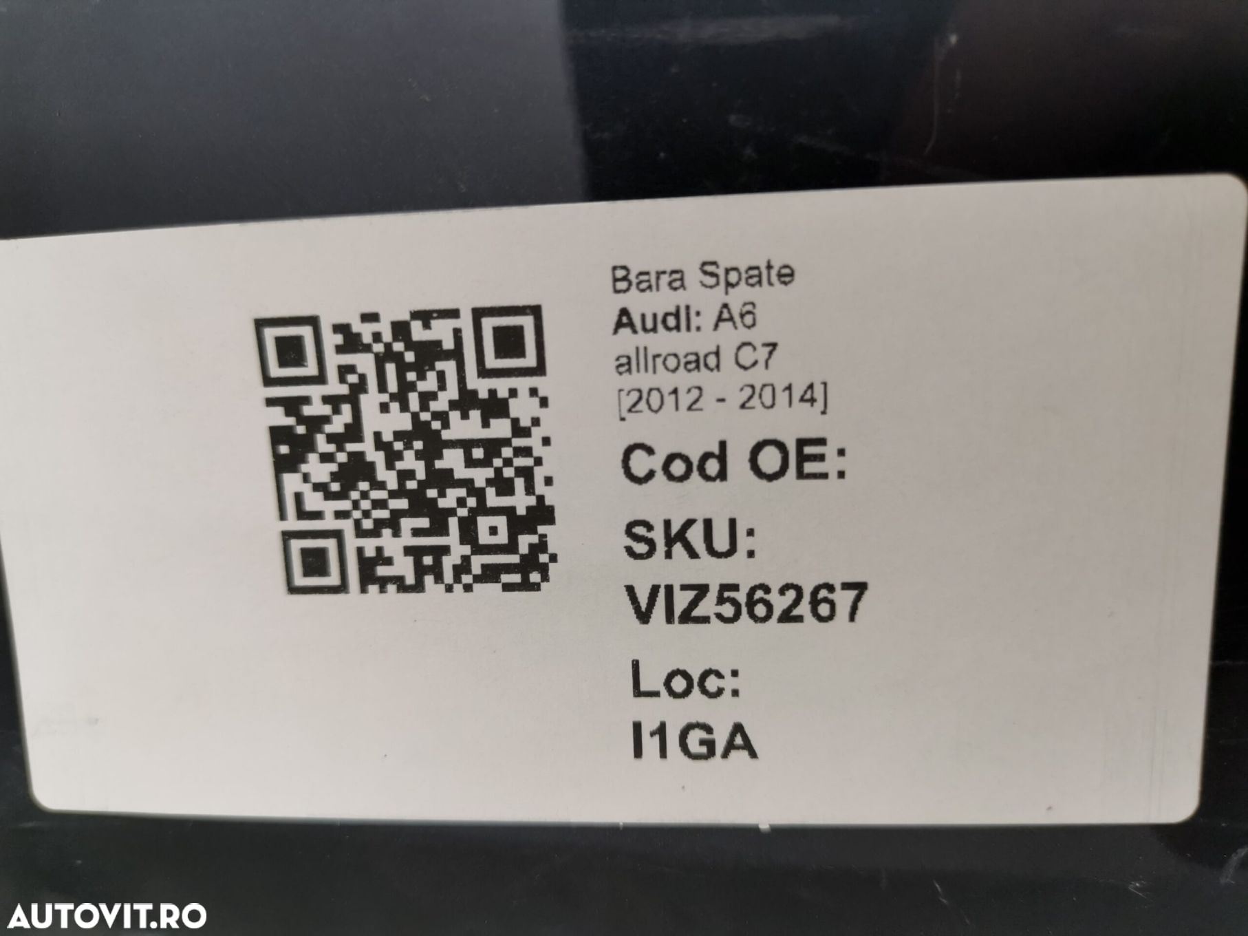 Bara Spate Audi A6 allroad C7 [2012 - 2014] Originala In Stare Buna - 8