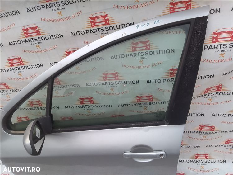 geam usa stanga fata peugeot 307 - 1