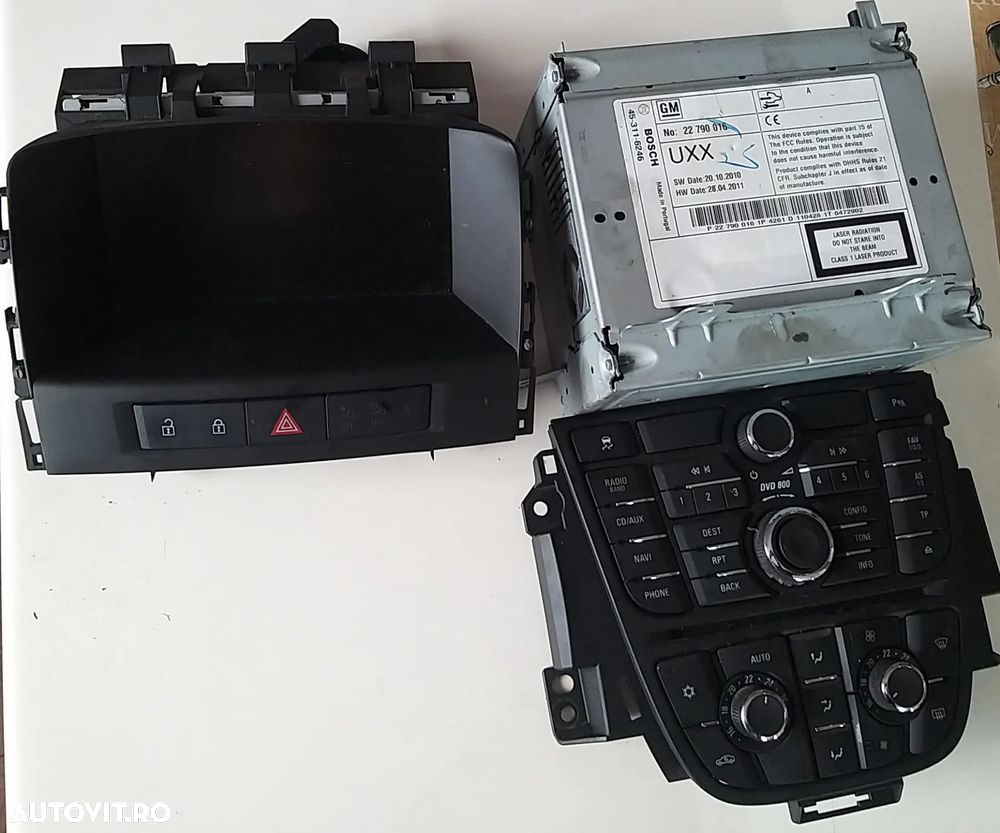 Radio cod: 22790016 pentru Opel Astra J din 2011 1.7CDTI - 1