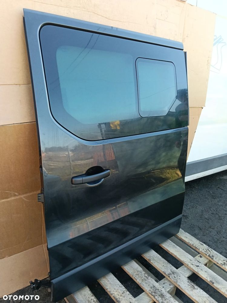 Drzwi boczne przesuwne kompletne lewe Fiat Talento czarne 347 - 5