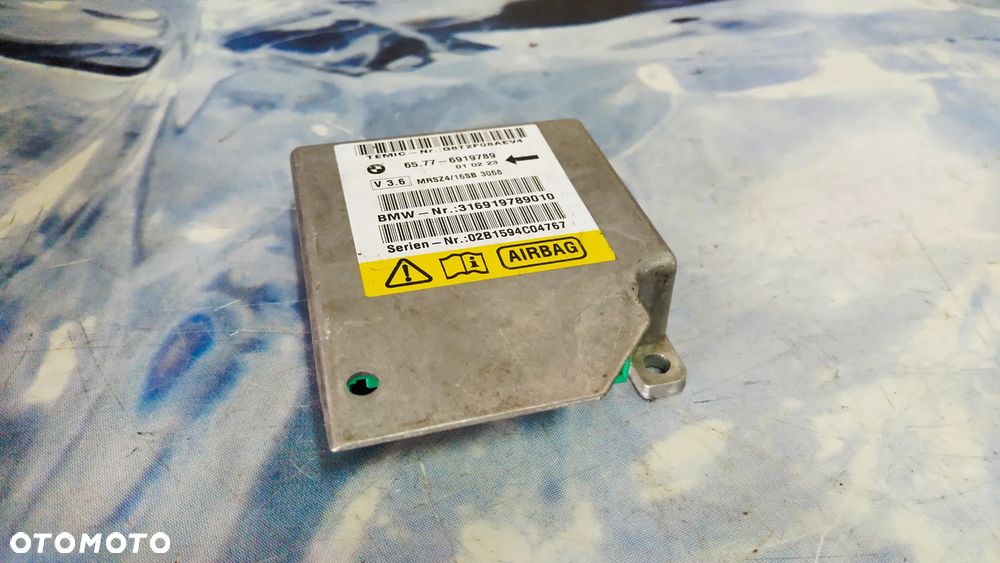 Moduł sensor poduszek Airbag BMW E39 316919789010 - 1