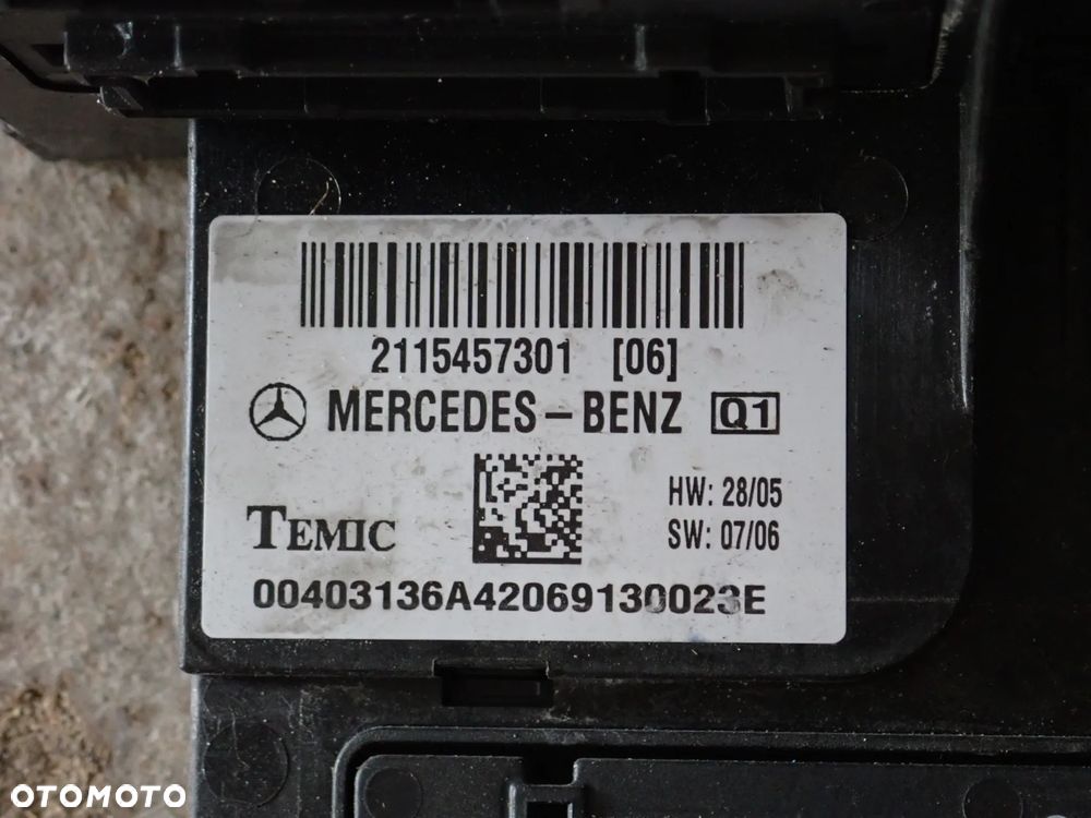 MERCEDES W211 MODUŁ KOMFORTU SAM 2115457301 - 3