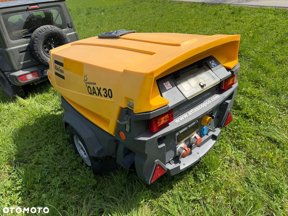 Atlas Copco QAX 30 KW Agregat Generator Prądotwórczy Mobilna Przyczepka do rejestracji jako pojazd. 30 KVA. 2015rok. Agregat Sprowadzony z Norwegii! DEUTZ Silnik 45 KM. Zadbana maszyna! Po Serwisach. Hamulec Najazdowy. 3900 mtg. Prądnica LEROY SOMER. OKAZJA Pracował sporadycznie w Norweskiej Komunie! - 25