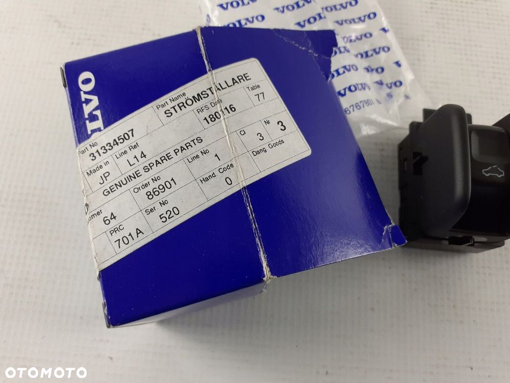 Volvo S60 V60 XC60 włącznik szyberdachu . - 1