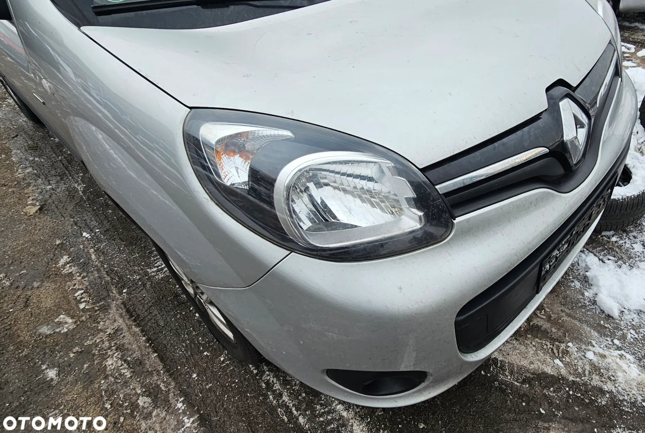 Przód kompletny Renault Kangoo 1.2 maska lampy błotniki pas chłodnice zderzak komplet - 4
