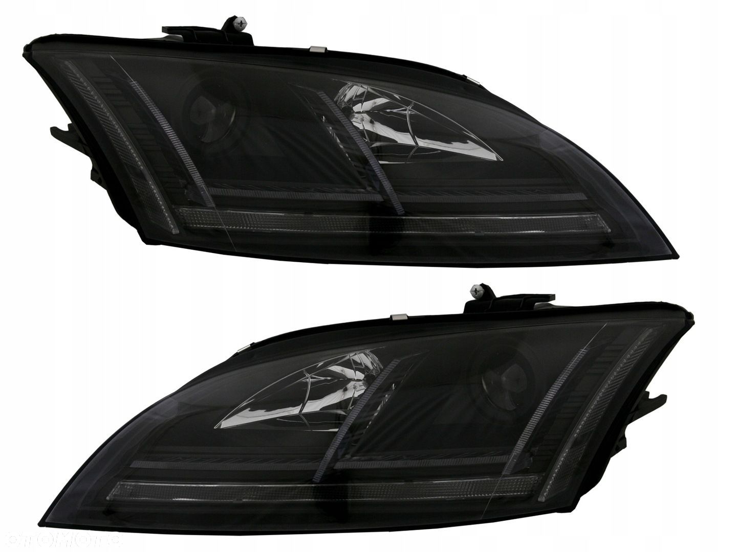 Reflektor Lampa Bi-Xenon kpl Diody Soczewka Clear Czarne Audi TT 8j 06-10 - 1