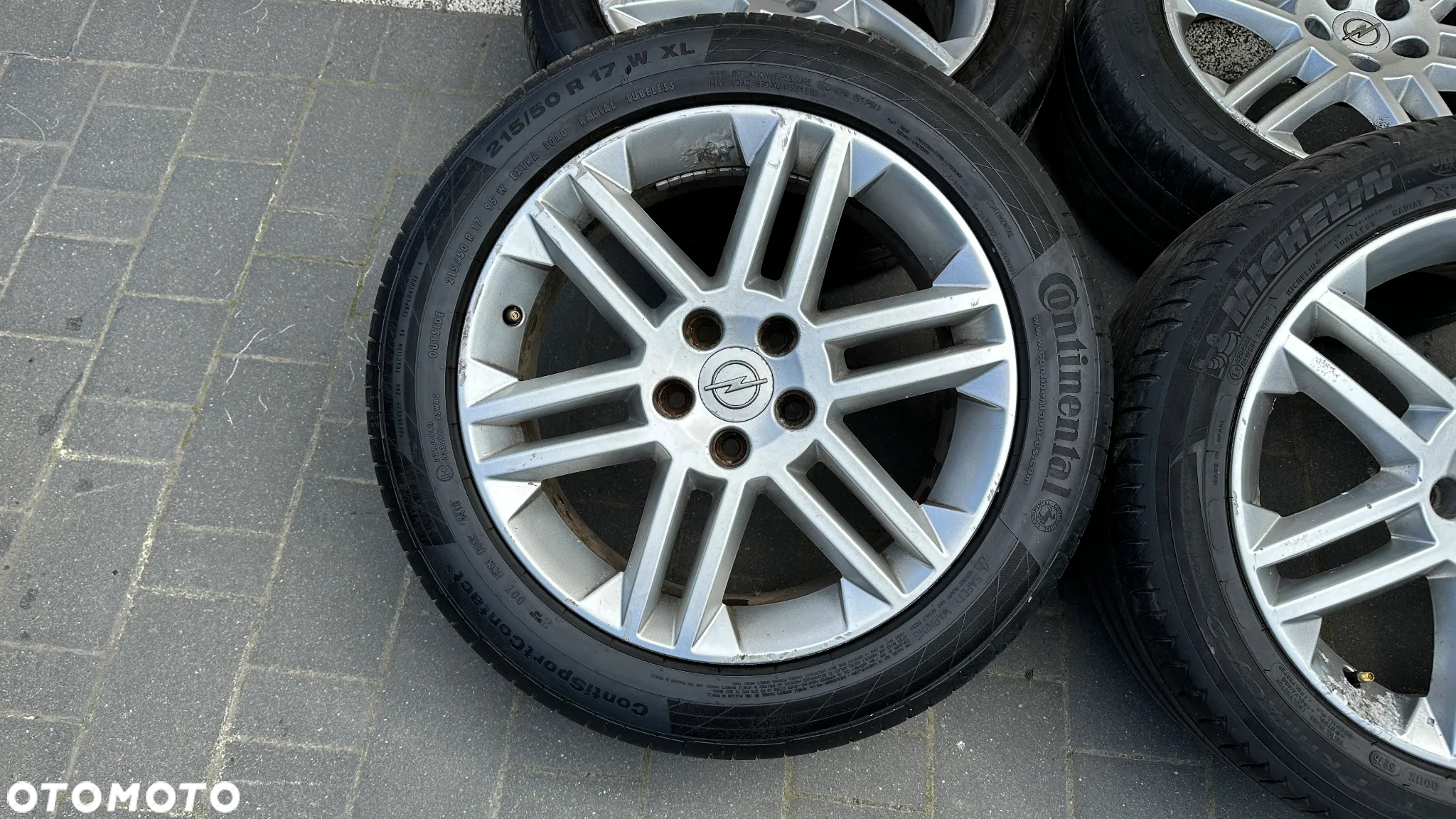 Koła r17 215/50 5x110 opel chevrolet felgi alufelgi et41 - 4