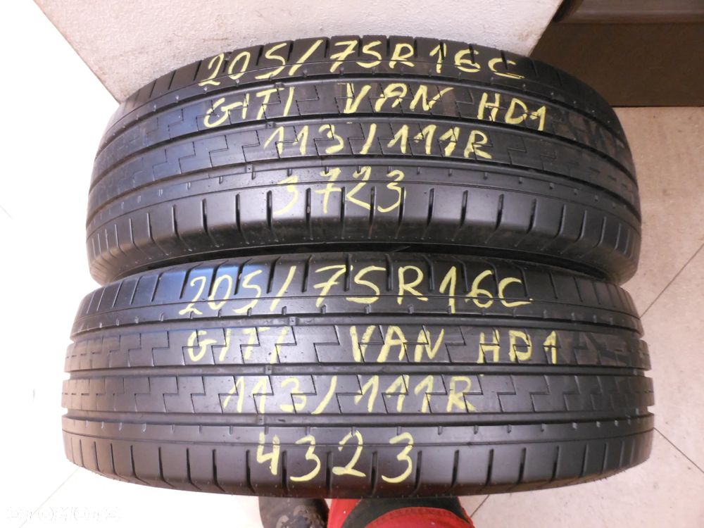 Opony 205/75r16c giti van hd1 7,8mm  lato para - 1