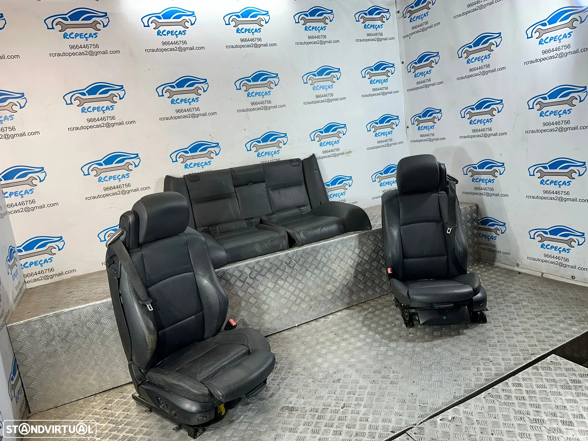 .Conjunto Bancos Elétricos Memoria Pele Pack M BMW Serie 3 E93 Cabrio 2007 – 2013 - 3