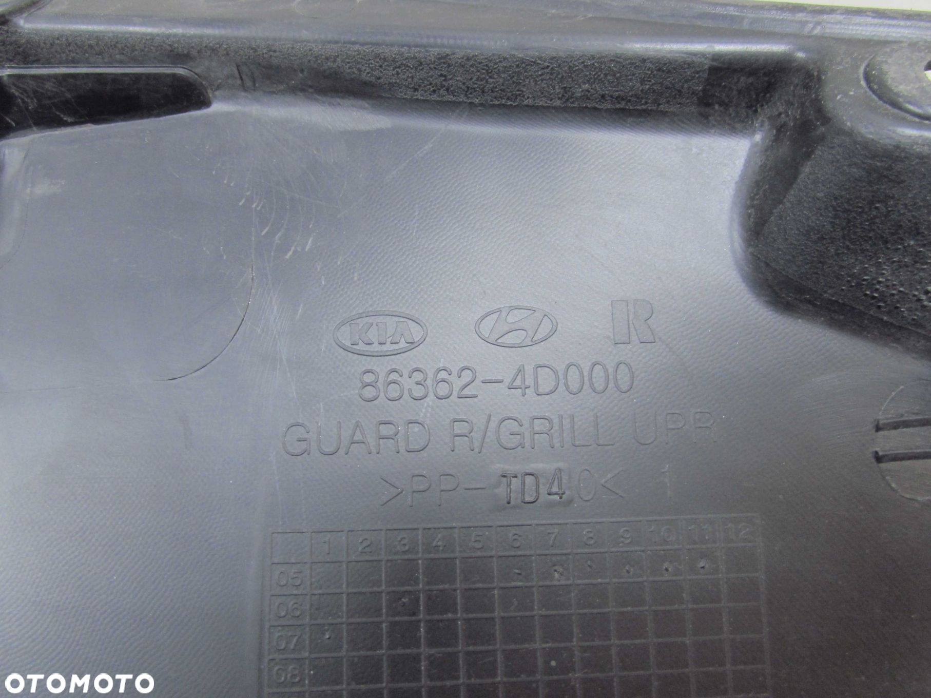 KIA CARNIVAL III OSLONA PASA PRZEDNIEGO PRZOD GORNA 86362-4D000 05-10 - 7