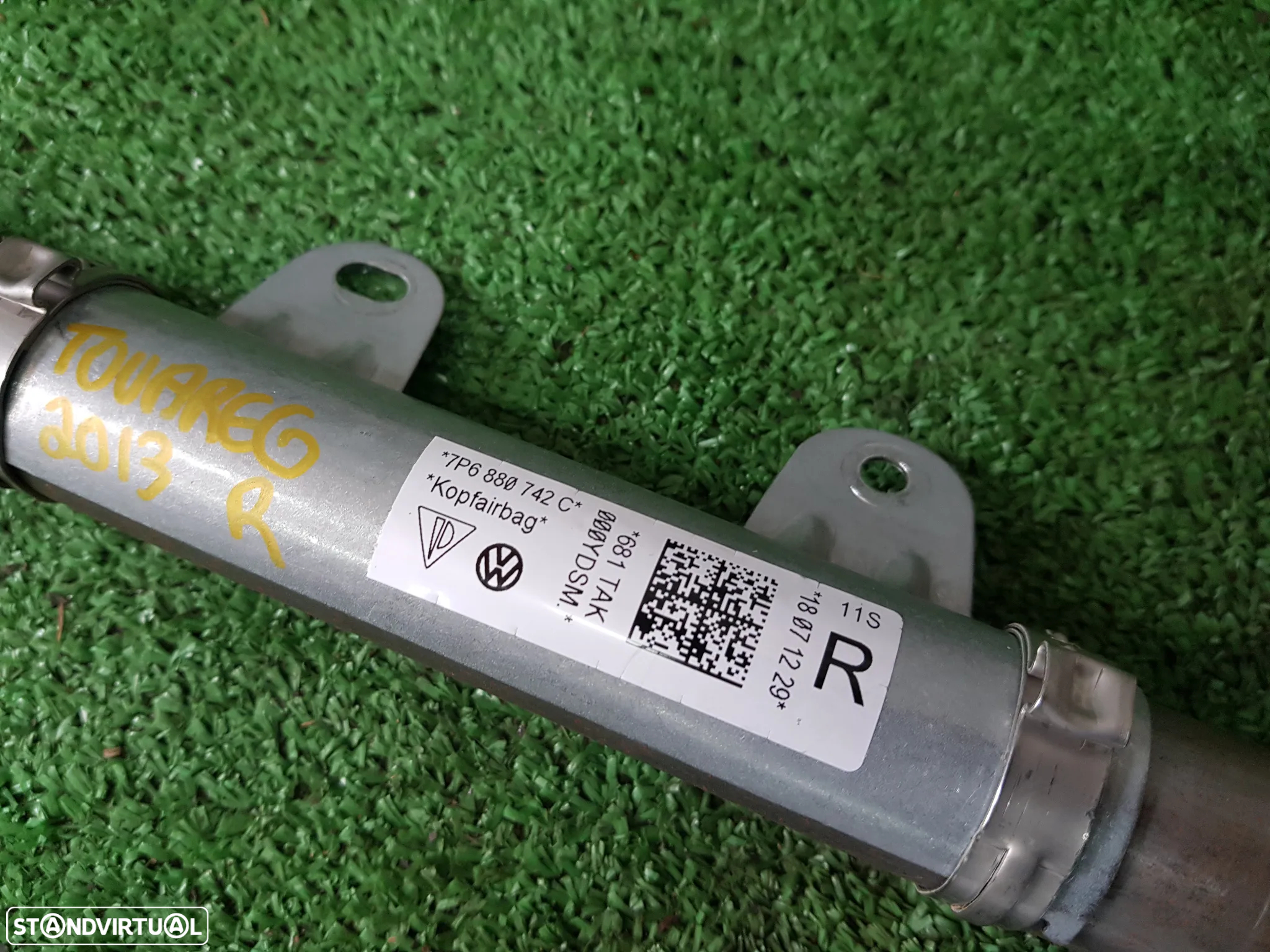 Cortina do teto Airbag VW Touareg Porsche Cayenne 2011-2017 - 4