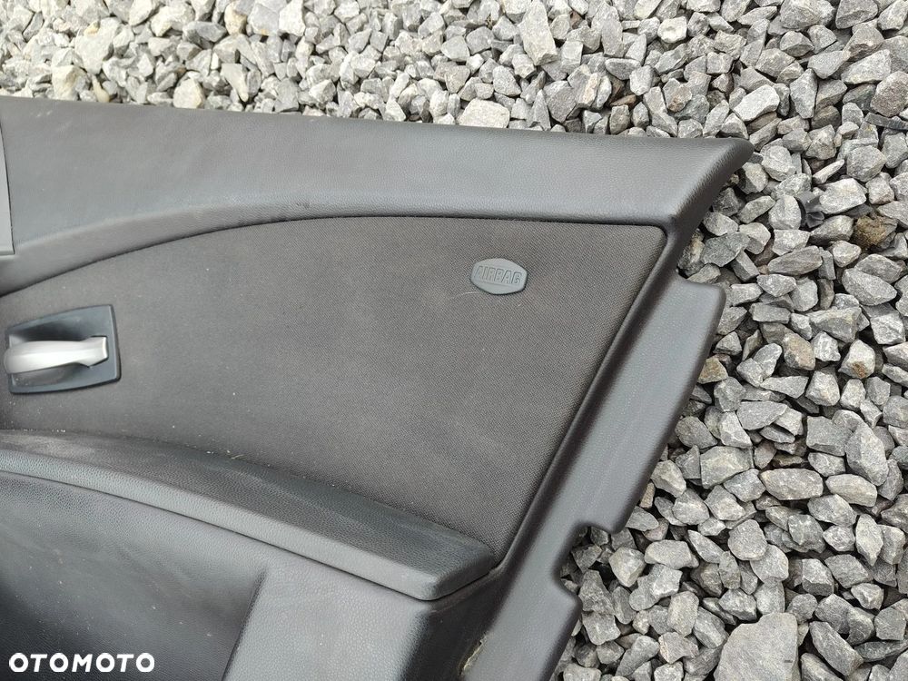 BMW E60 e61 Przedlift BOCZEK TAPICERKA Prawy Przód Pasażera Europa - 3