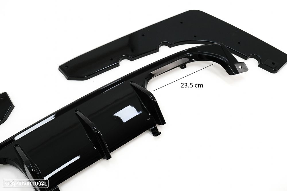 Conjunto Bmw M3 F80 M4 F82 F83 (2014 a 2019) Spoiler, Laminas e Difusor - 6
