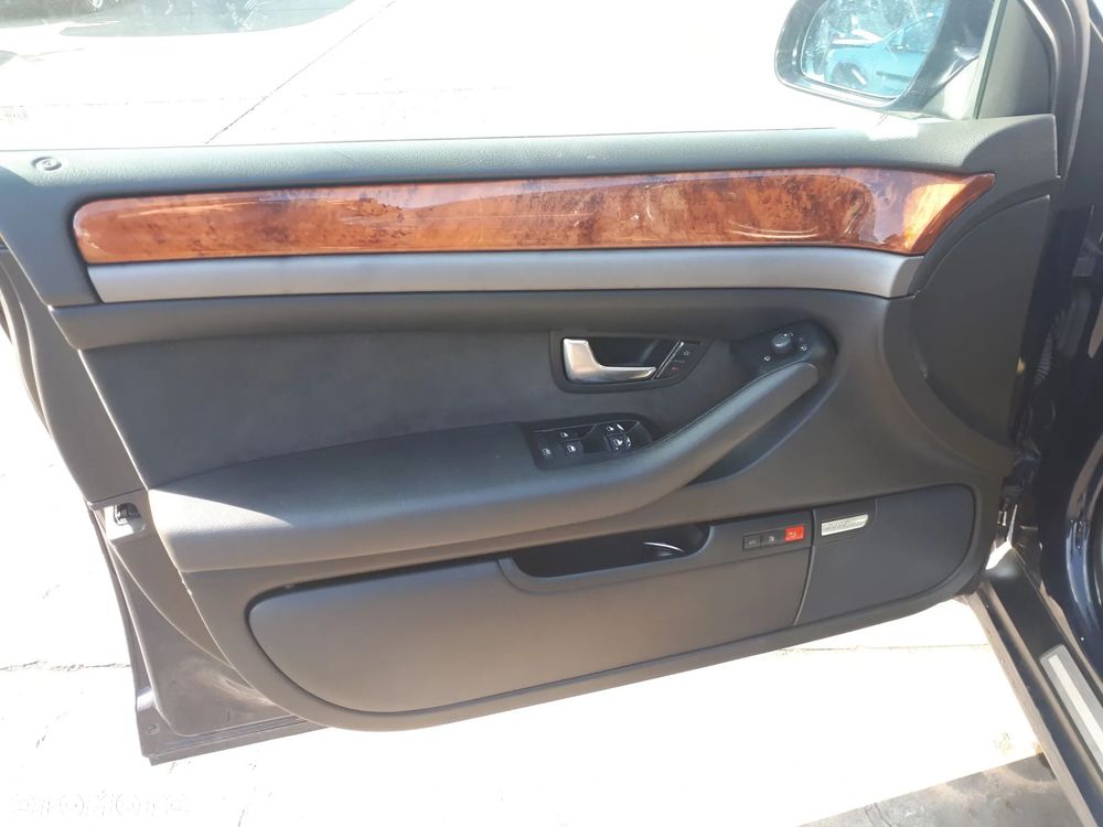 AUDI A8 D3 02-05 3.7 V8 FOTEL PRAWY LEWY PRZÓD PRZEDNI SKÓRA CZARNY - 6