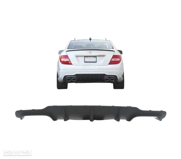 DIFUSOR TRASEIRO MERCEDES CLASE C W204 - C204 11- LOOK C63 AMG