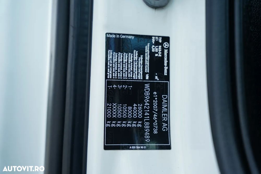 Mercedes-Benz AROCS 2636 / 6x4 / LIVRARE - 6,3 M / PALFINGER PK 22002- EH D- 15 M / MAX. CAPACITATE DE ÎNCĂRCARE 5.700 KG / ROTARE / TELECOMANDĂ / EURO 6 - 37