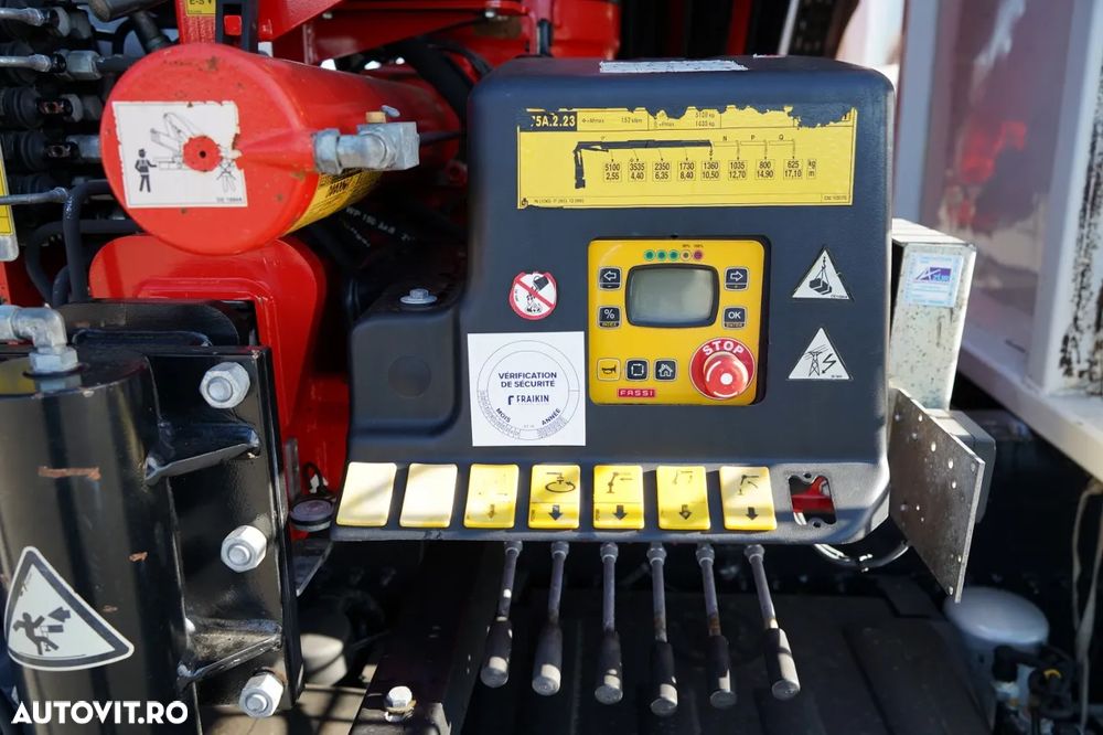 MAN TGS 26.420 / 6x4 / LIVRARE - 6,7 M / HDS FASSI F175A / EURO 6 / 2019 / RADIOCOMANDĂ / ROTATOARE - 19