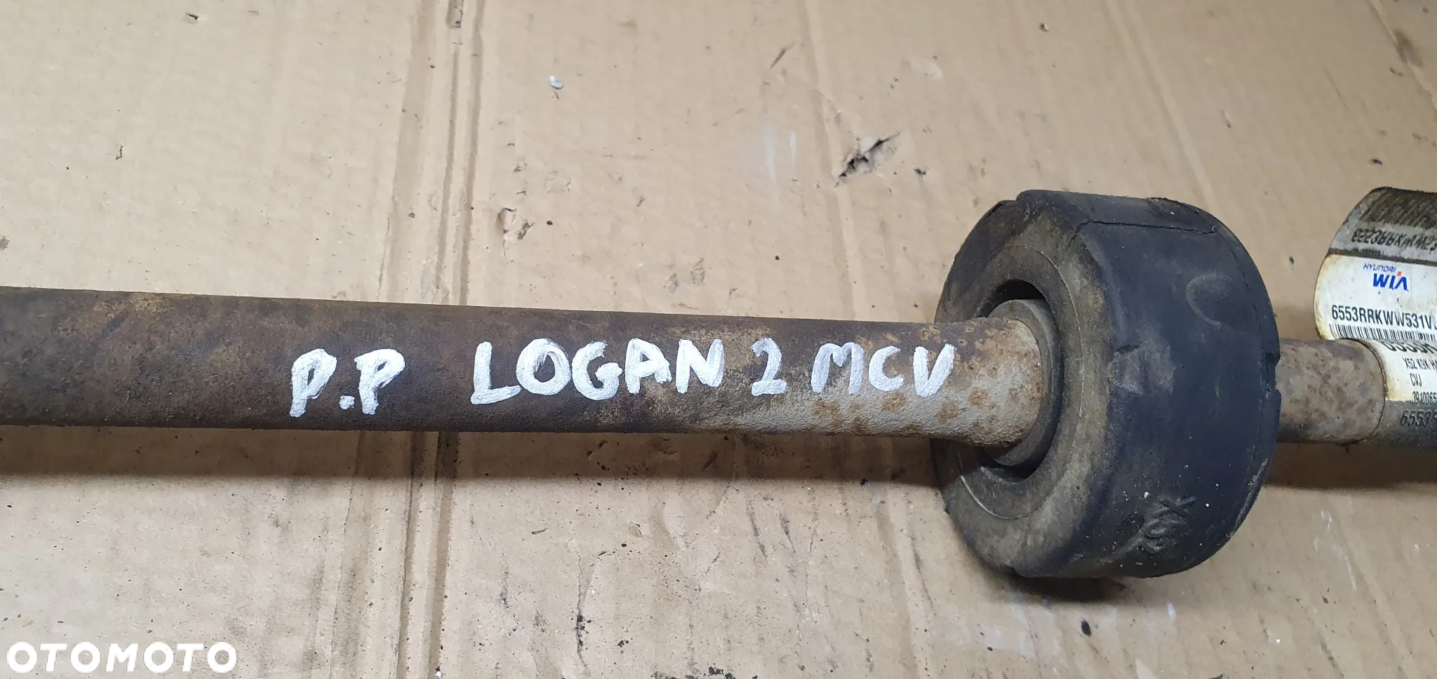 Półoś prawy przód przednia prawa długa Dacia Logan II 0.9 TCE 391006553R - 11