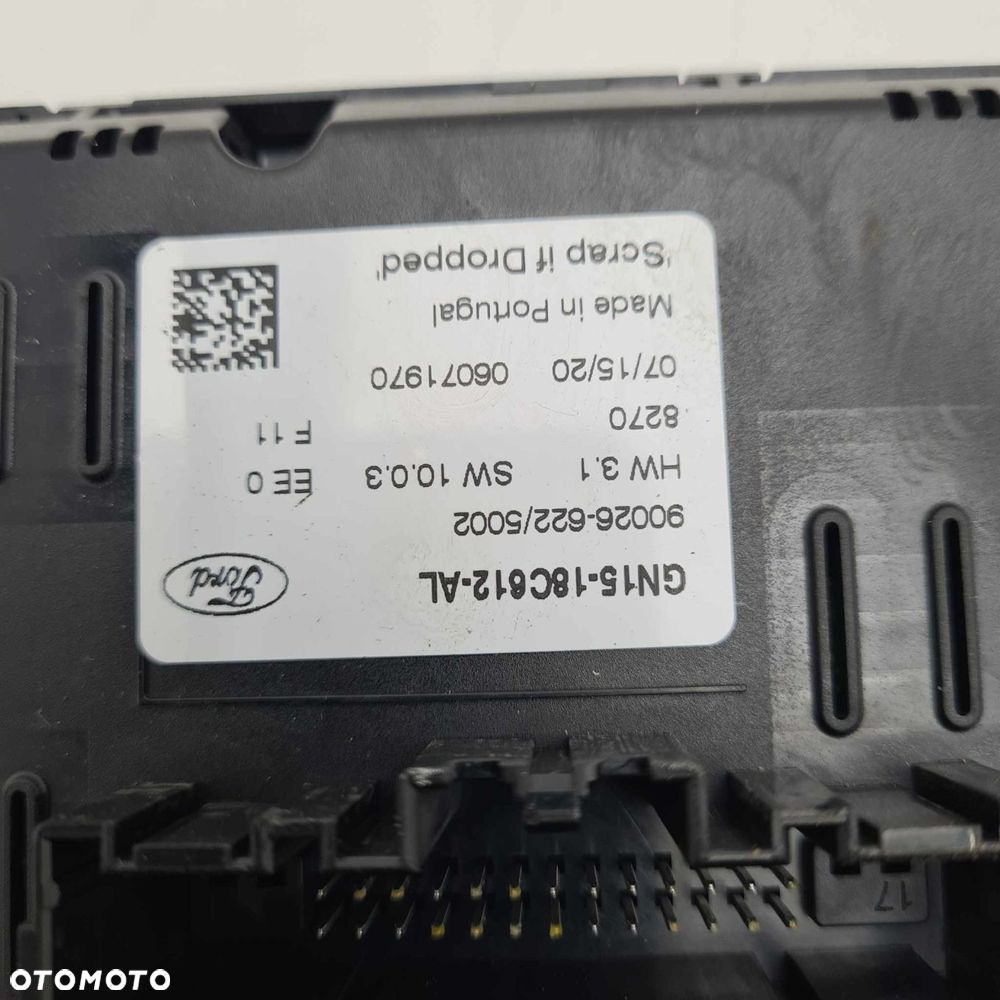 ford ecosport ii lift panel sterowania nawiewu klimatyzacji - 3