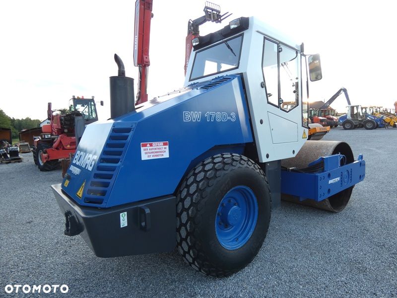 Bomag BW178D-3 / Guma - Stal / Walec Drogowy / Super Stan / 2600mtg / - 6