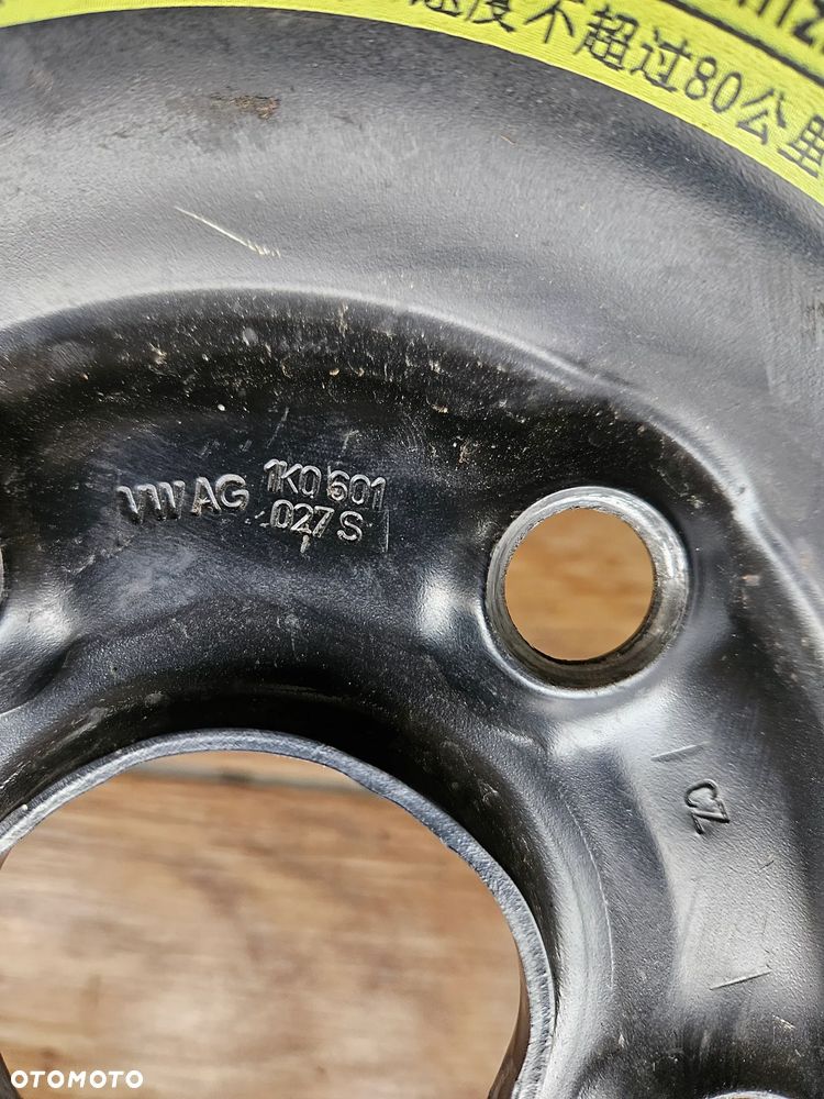 Audi A3 8P VW Dojazdówka Koło Dojazdowe 5x112 1k0601027s - 6