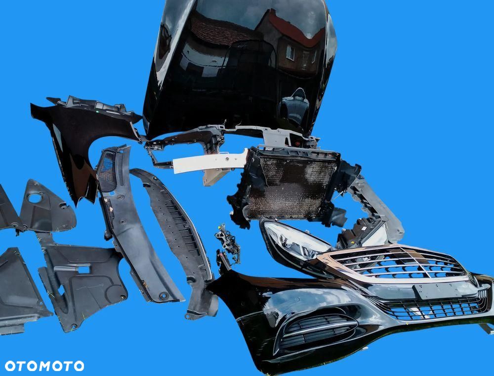 MERCEDES W222 197 BENZYNA MASKA ZDERZAK LAMPA BŁOTNIK PAS PRZEDNI - 2