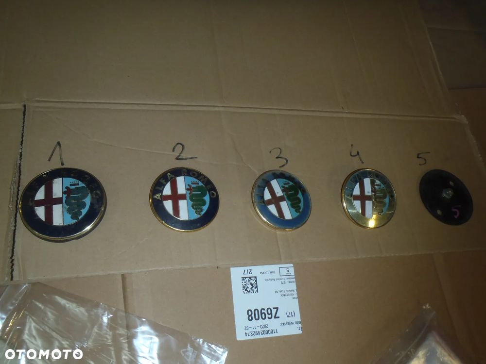 logo emblemat napis znaczek punto croma stilo idea  alfa romeo 156 147 159 - 6