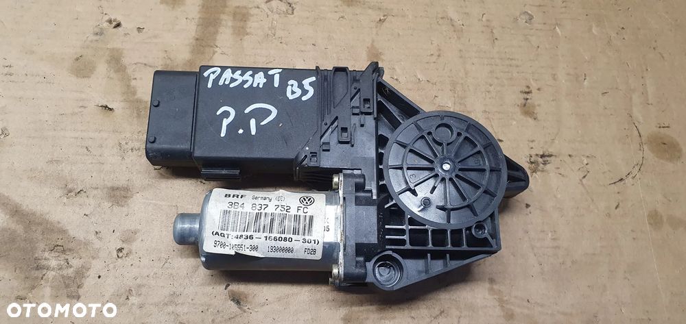 Silniczek szyby prawy przód VW Passat B5 3B4837752FC - 1