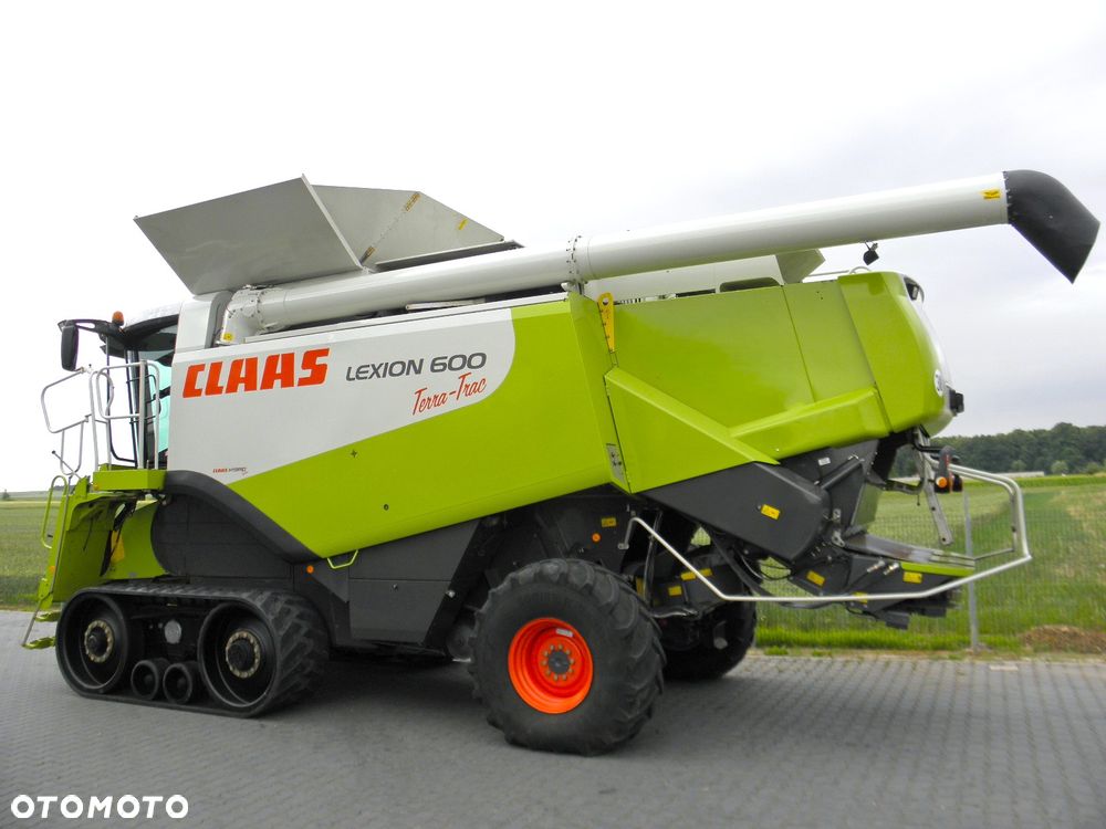 Claas Lexion 600 Terra Trac 2008 Rok, Najbogatsza Wersja, heder V1050, Nie Malowany, Stan Idealny - 9