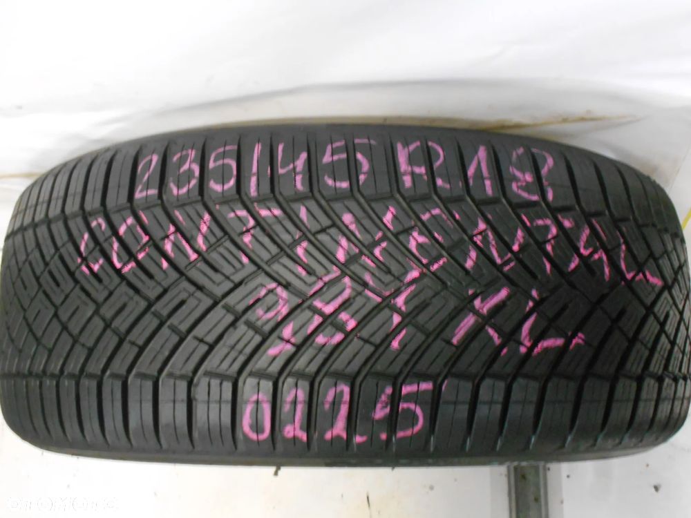 OPONY 235/45R18 CONTINENTAL ALLSEASON CONTACT 2 XL DOT 0225 / 3124  8MM - 2